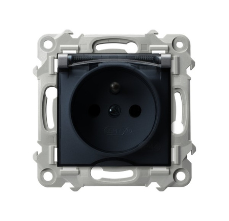 OSPEL SZAFIR GPH-1ZZ/m/70/d Gniazdo bryzgoszczelne z uziemieniem IP-44 