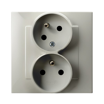 OSPEL SZAFIR GP-2ZC/83 Gniazdo podwójne z uziemieniem niezamienność faz