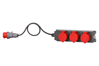 F-ELEKTRO F3.0579  Rozdzielacz TRIBOX 3x16/5 +P 5x2,5-3m OW +wt 16/5