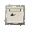 OSPEL SONATA GPT-1R/m/27 Gniazdo telefoniczne pojedyncze ecru
