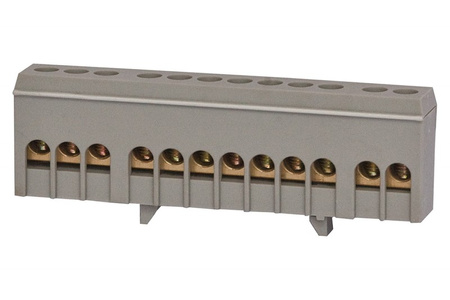 F-ELEKTRO F2.0265 Listwa prądowa 12-mod. 12x16mm2 IP20 szara