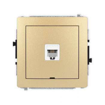 KARLIK DECO 29DGTBO-1  Gniazdo telefoniczne pojedyńcze  1xRJ11