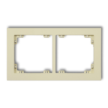 KARLIK DECO 44DR-2 Ramka uniwerstalna podwójna z tworzywa DECO Pastel Matt