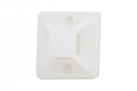 F-ELEKTRO F6.0166  Element mocujący opaski 25x25 mm biały op.50szt.