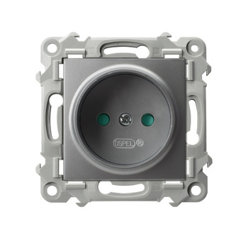 OSPEL SZAFIR GP-1ZP/m/70 Gniazdo pojedyncze z przesłonami torów szary