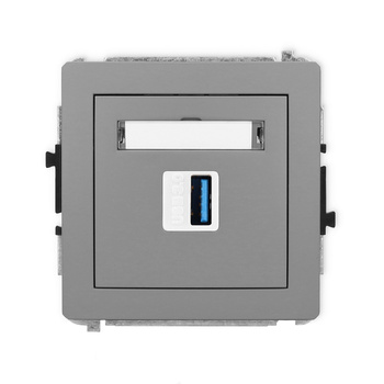 KARLIK DECO 27DGUSB-5  Gniazdo pojedyńcze  USB A-A 3.0
