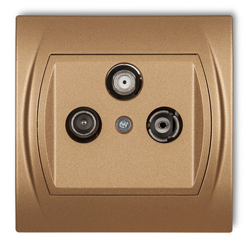 KARLIK LOGO 8LGS  Gniazdo abonenckie RTV-SAT końcowe 1