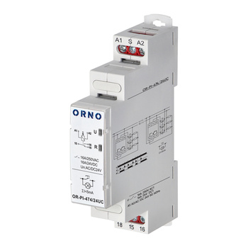 Przekaźnik instalacyjny bistabilny Economic, 16A, 24 VAC/DC