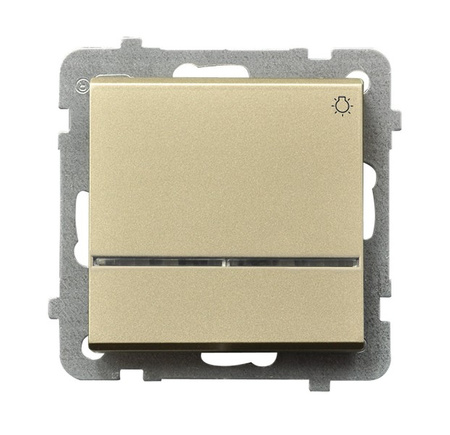 OSPEL SONATA ŁP-5RS/m/39 Łącznik zwierny "światło" z podświetleniem