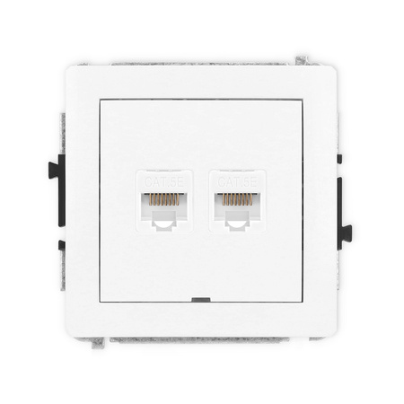KARLIK DECO DGKBO-2 Gniazdo komputerowe podwójne 2xRJ45