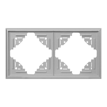 Ramka podwójna Luna, Ra-2L, srebrny