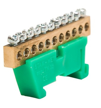 Stan-met Listwa zaciskowa ochronna 11x10mm2 zielona