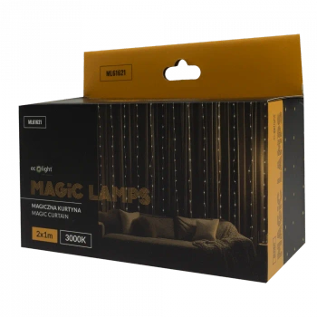 PLASTROL Kurtyna T-01083 Magiczna kurtyna 200 led 3000K 2mx1m DC5V