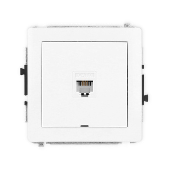 KARLIK DECO DGTBO-1  Gniazdo telefoniczne pojedyńcze  1xRJ11