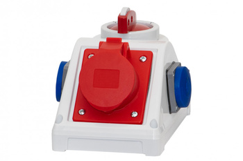 F-ELEKTRO F3.0024 Rozdzielnica  kombi 32/5, 2x230V,  L/P