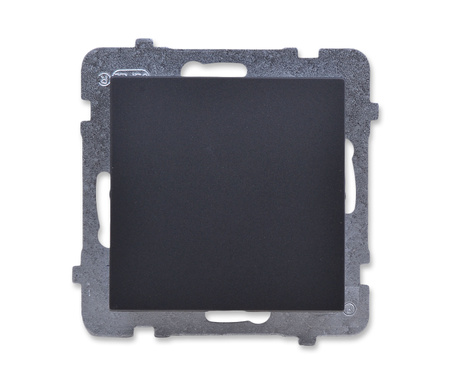 OSPEL AS ŁP-21G/M/33 Łącznik zwierny bez piktogramu czarny metalik