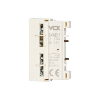 VCX Przedni styk pomocniczy do wyłącznika silnikowego PS GV2