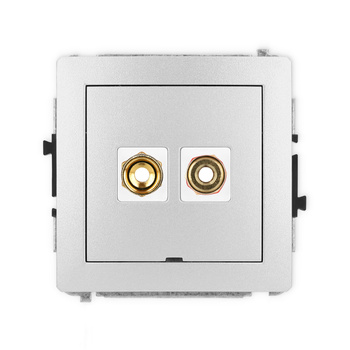 KARLIK DECO 7DGGBO-4  Gniazdo głośnikowe pojedyńcze