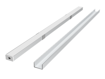LED line PRIME Profil aluminiowy nawierzchniowy srebrny 2m - zestaw