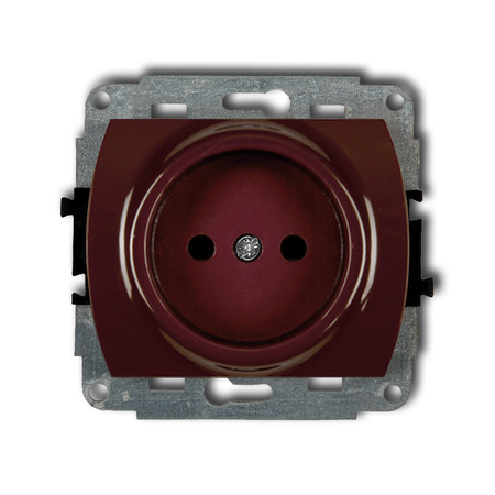 KARLIK TREND 4GP-1p  Gniazdo pojedyńcze  bez uziemienia 2P (przesłony torów prądowych)