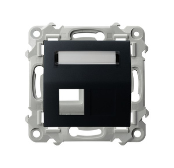 OSPEL SZAFIR GPK-1ZS/p/33 Obudowa gniazda pojedynczego Keystone skośna