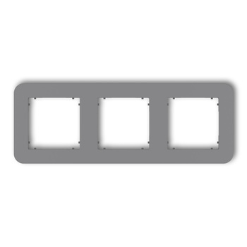 KARLIK MINI 27MRTZ-3 Ramka uniwersalna potrójna zaokrąglona z tworzywa