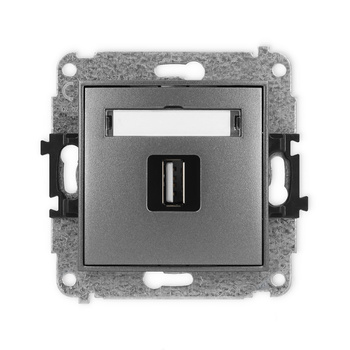 KARLIK MINI 11MGUSB-1  Gniazdo pojedyńcze  USB A-A 2.0
