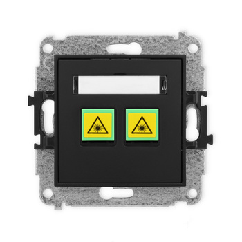 KARLIK MINI 12MGOP-2 Gniazdo światłowodowe optyczne podwójne