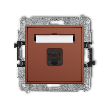 KARLIK ICON 63IGK-1 Mechanizm gniazda komputerowego pojedynczego 1xRJ45, kat. 5e, 8-stykowy