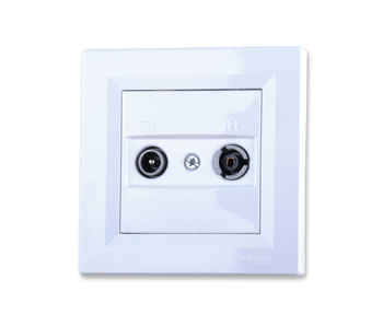 Schneider asfora eph3300121 gniazdo r-tv końcowe 1db