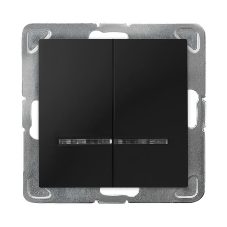 OSPEL IMPRESJA ŁP-2YS/m/33 Łącznik świecznikowy z podświetleniem