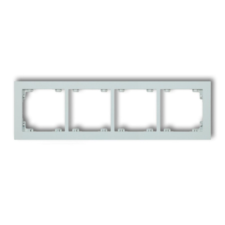 KARLIK DECO 47DR-4 Ramka uniwersalna podczwórna z tworzywa DECO Pastel Matt