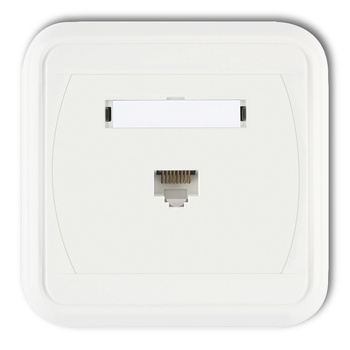 KARLIK LIZA GLK-3   Gniazdo komputerowe pojedyncze 1xRJ45