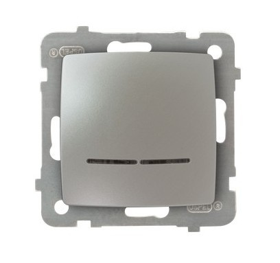 OSPEL KARO ŁP-1SS/m/43 Łącznik jednobiegunowy podświetlany