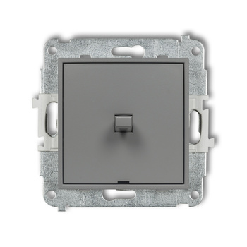 KARLIK ICON 27IWPUS-4.1 Łącznik zwierny jednobiegunowy  w stylu amerykańskim (jeden klawisz bez piktogramu)