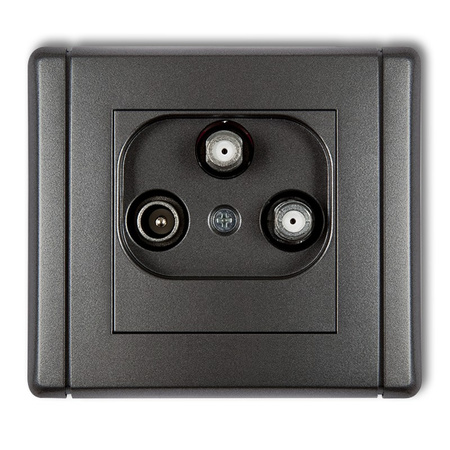 KARLIK FLEXI 11FGSN  Gniazdo abonenckie 2 wyjścia SAT + TV
