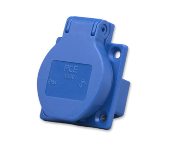 PCE Gniazdo wtyczkowe tablicowe 230V z bolcem 1040-0b