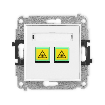 KARLIK ICON IGOP-2 Gniazdo światłowodowe optyczne podwójne