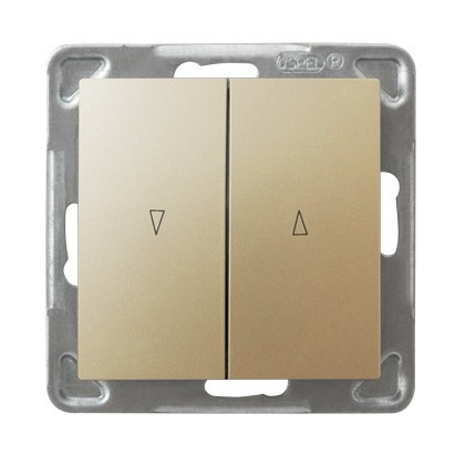 OSPEL IMPRESJA ŁP-7Y/m/28 Łącznik żaluzjowy, zwierny złoto