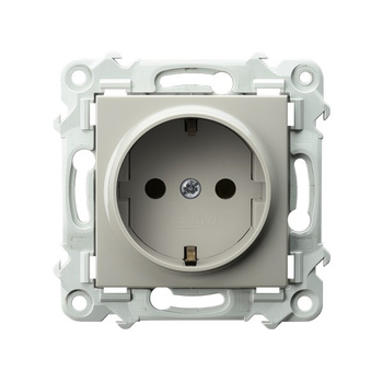 OSPEL SZAFIR GP-1ZS/m/83 Gniazdo pojedyncze z uziemieniem schuko