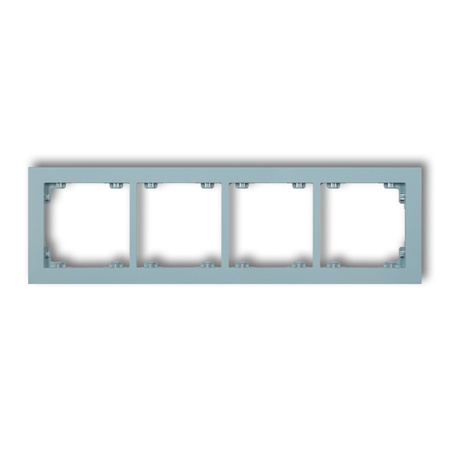 KARLIK DECO 48DR-4 Ramka uniwersalna podczwórna z tworzywa DECO Pastel Matt