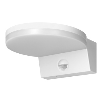 ASPEN LED 15W, oprawa ogrodowa z czujnikiem ruchu PIR, 1300lm, IP65, 4000K, biała
