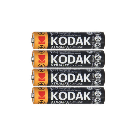 Baterie Kodak XTRALIFE Alkaline AAA LR03, 4szt. folia