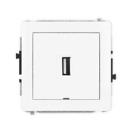 KARLIK DECO 25DGUSBBO-1  Gniazdo pojedyńcze  USB A-A 2.0