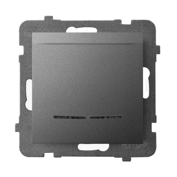 OSPEL ARIA ŁP-15US/m/70 Łącznik hotelowy z podświetleniem pomarańczowym