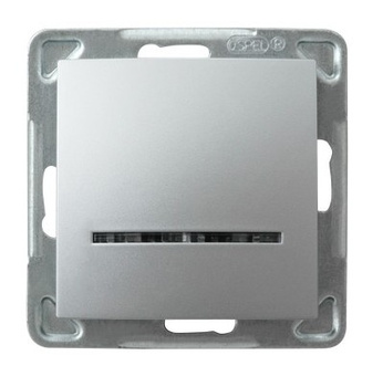 Ospel impresja ŁP-1YS/m/18 Łącznik jednobiegunowy z podświetleniem