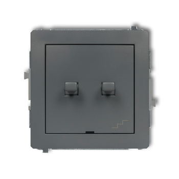 KARLIK DECO 28DWPUS-10.2 Łącznik jednobiegunowy  ze schodowym (osobne zasilanie) w  stylu amerykańskim