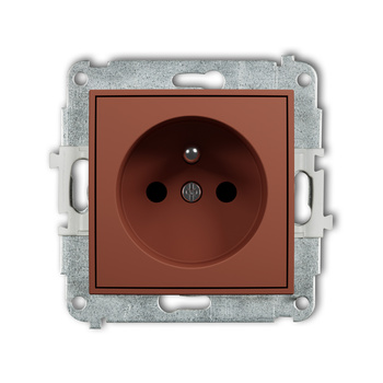 KARLIK ICON 63IGP-1zp Mechanizm gniazda pojedynczego z uziemieniem 2P+Z (przesłony torów prądowych)