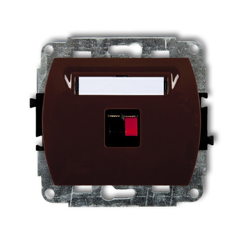 KARLIK TREND 4GG-1  Gniazdo głośnikowe pojedyńcze