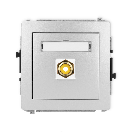 KARLIK DECO 7DGRCA-1  Gniazdo pojedyńcze  RCA (typu cinch - żółty